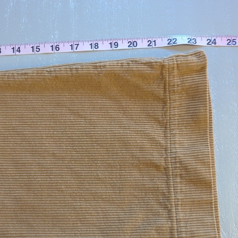 NSF CLOTHING Moseley Cropped Super Wide-leg Pants Tan size 30 100% Cotton $325 - Picture 9 of 10